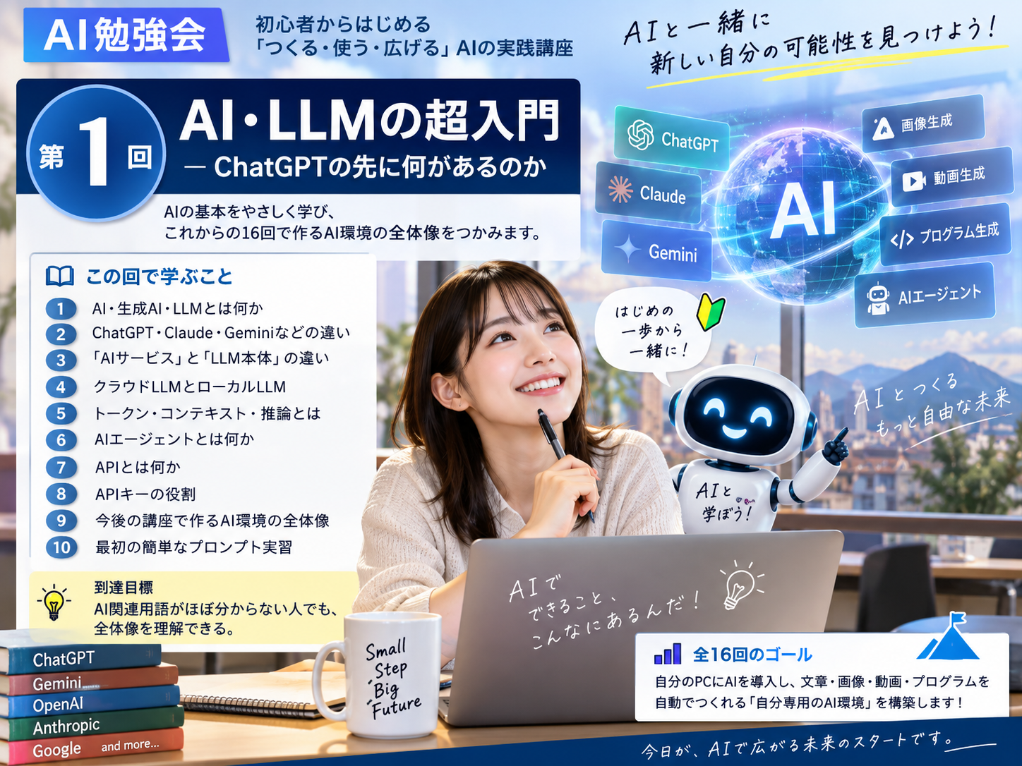 第1回 AI実践マスター講座の案内画像
