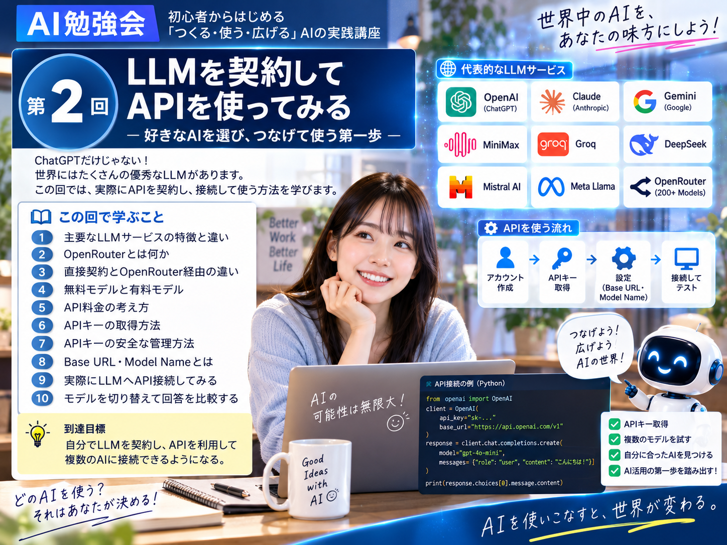 第2回 AI実践マスター講座の案内画像