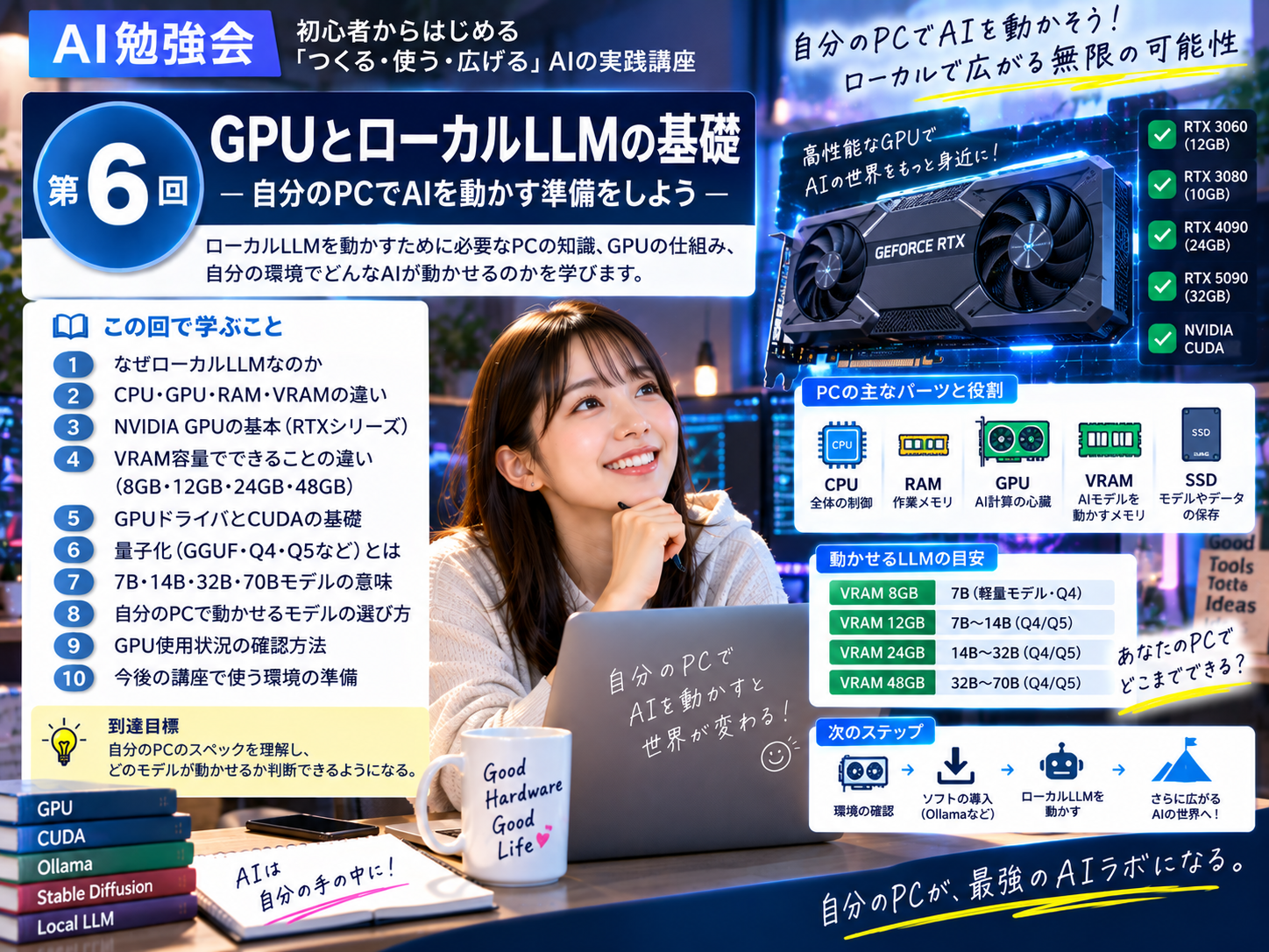 第6回 AI実践マスター講座の案内画像
