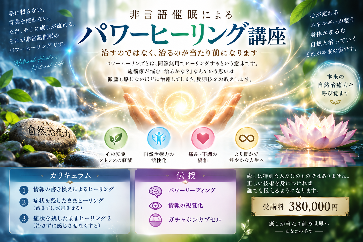 10/04 Line 非言語催眠 パワーヒーリング講座の案内画像